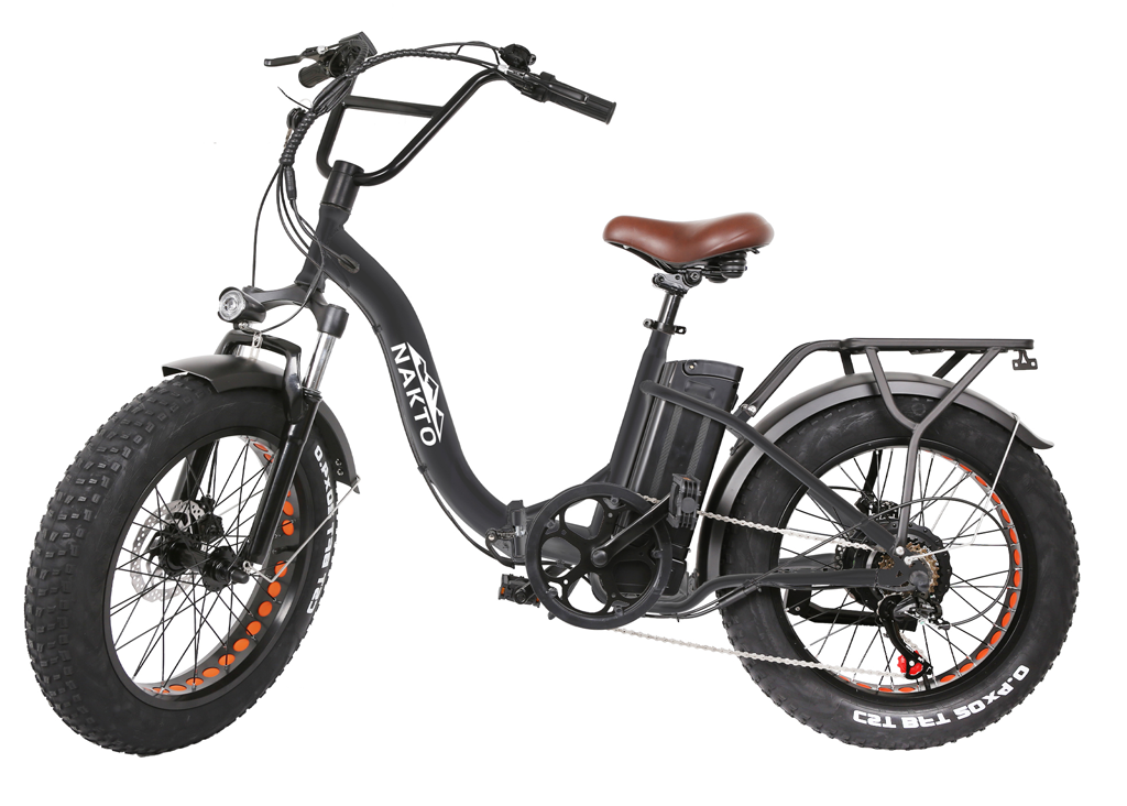Nakto Folding OX 48V/12Ah 500W Fat Tire Electric Bike